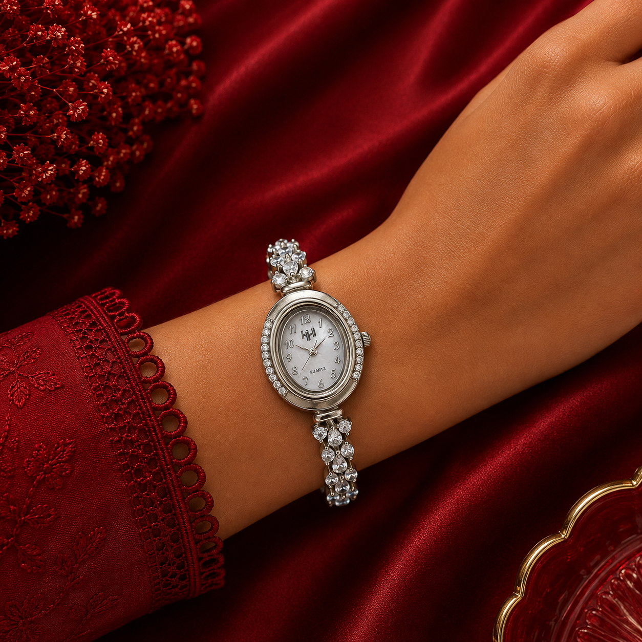 Girls Silver Watch